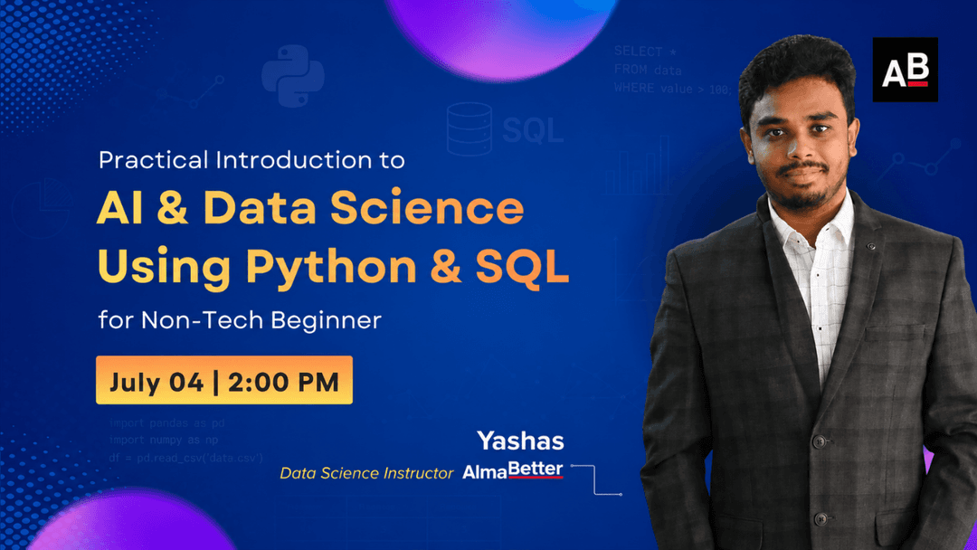Practical Introduction to Data Science Using Python & SQL for Non-Tech Beginner