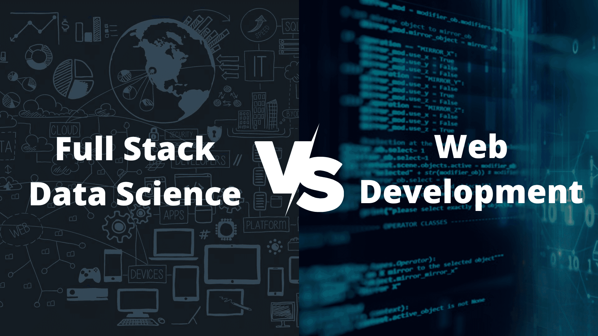 Full Stack Data Science vs Web Development: How to choose your program